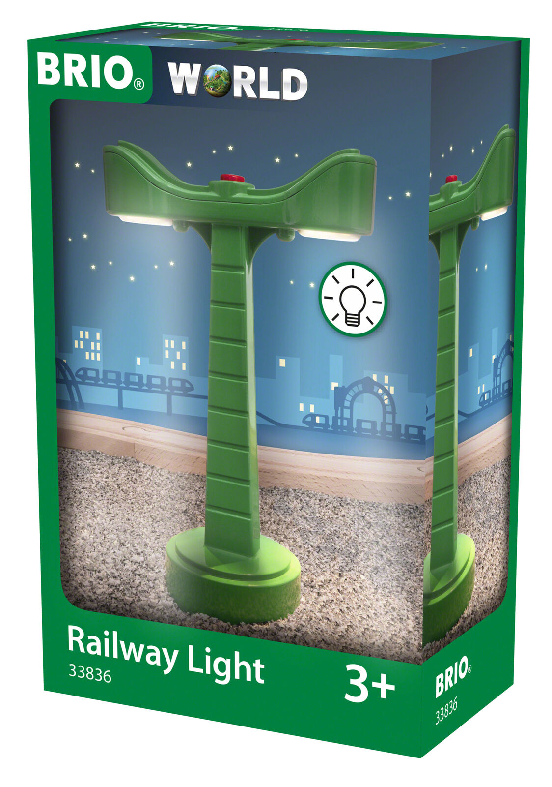 33836 BRIO Railway LED Light Accessory for Wooden Train Track Set Age 3 Years+