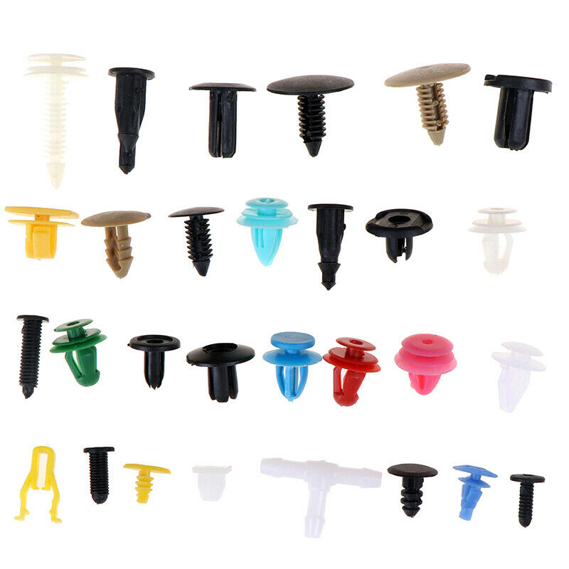 500Pcs Car auto mixed fastener clip bumper fender trim plastic rivet door paBDA