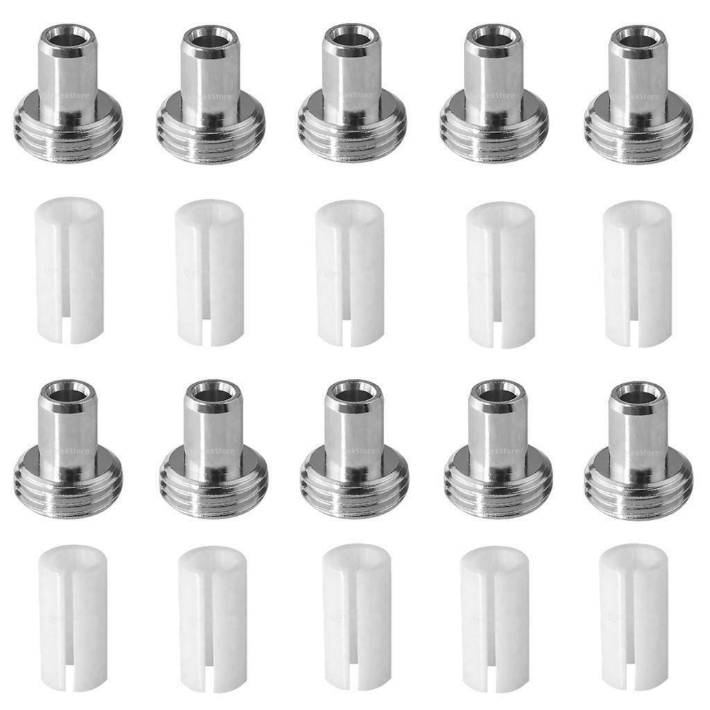 20x Fiber Ceramic Sleeve Metal Adapter Repair Kit for Red Light Test Pen