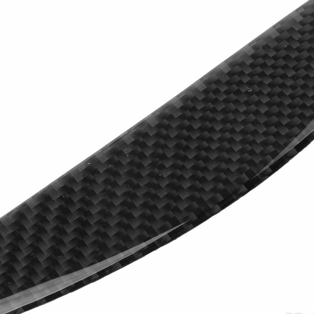 Carbon Fiber Headlight Eyebrow Eyelid Cover Trim For BMW 3 Series F30 2013-2017