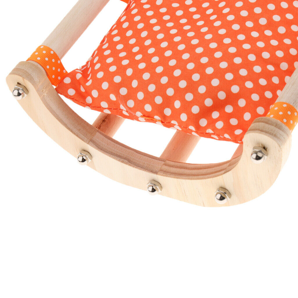 Small Pet Hamster Winter Warm Nest Mat Sofa Bed Cradle Sleep Bed Orange