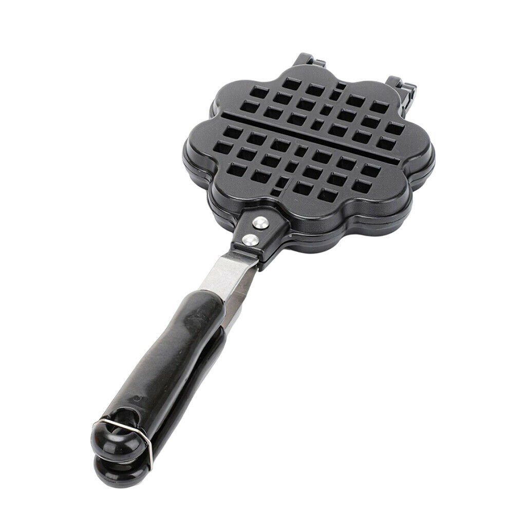 Heart Shape Kitchen Waffle Maker Pan Baking Cake Bakeware for Breakfast