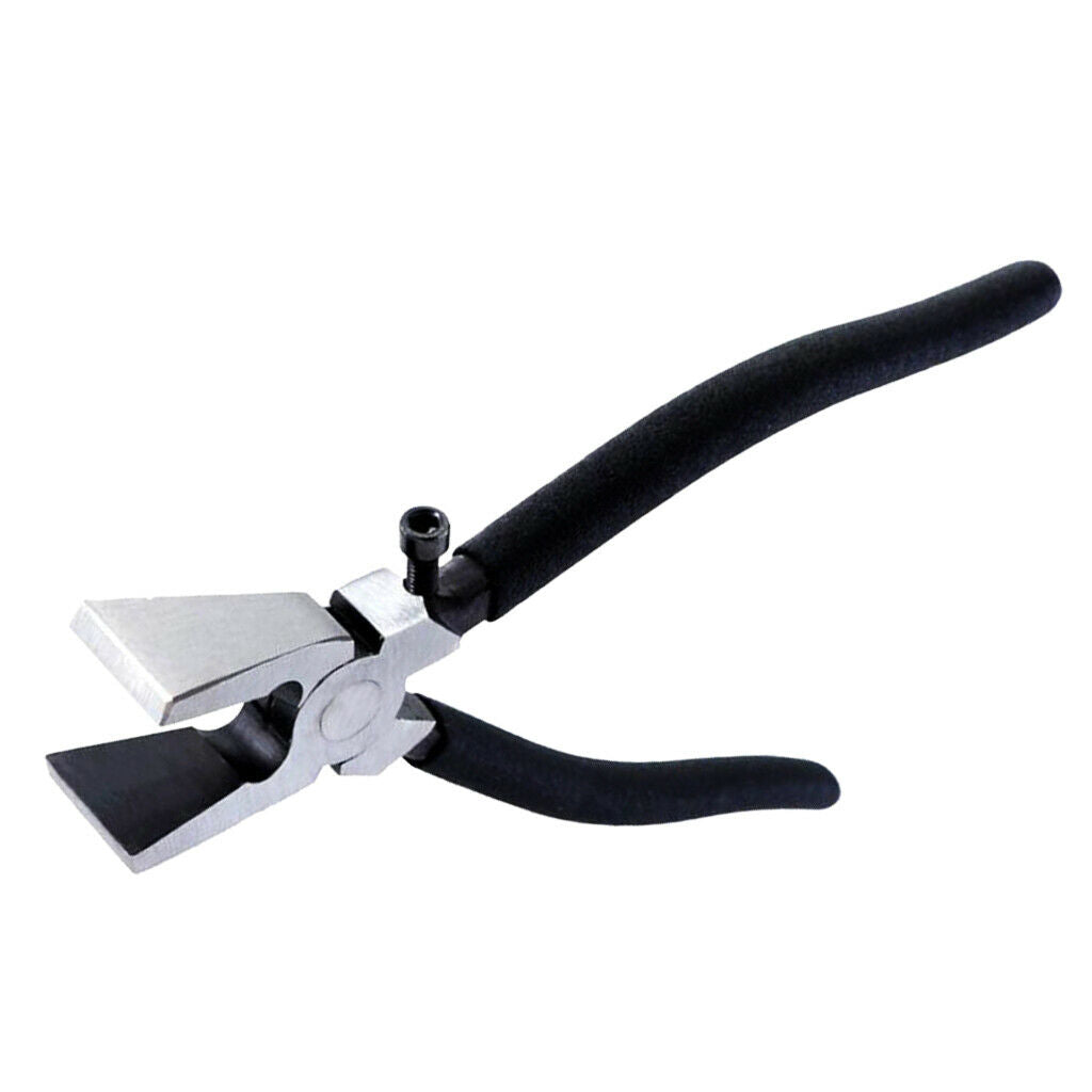 8Inch Breaking Glass Tool Rubber Tips Running Pliers Grozing Pliers