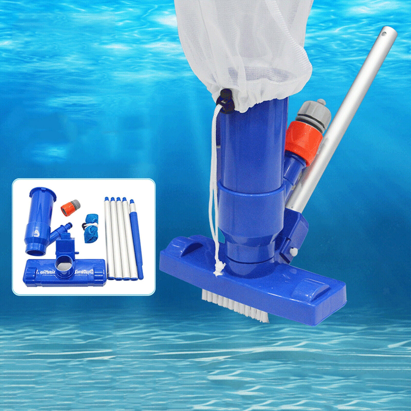 Pool Vacuum Head Kit for Ground Swimming Pools Pond Fountain Accessories US