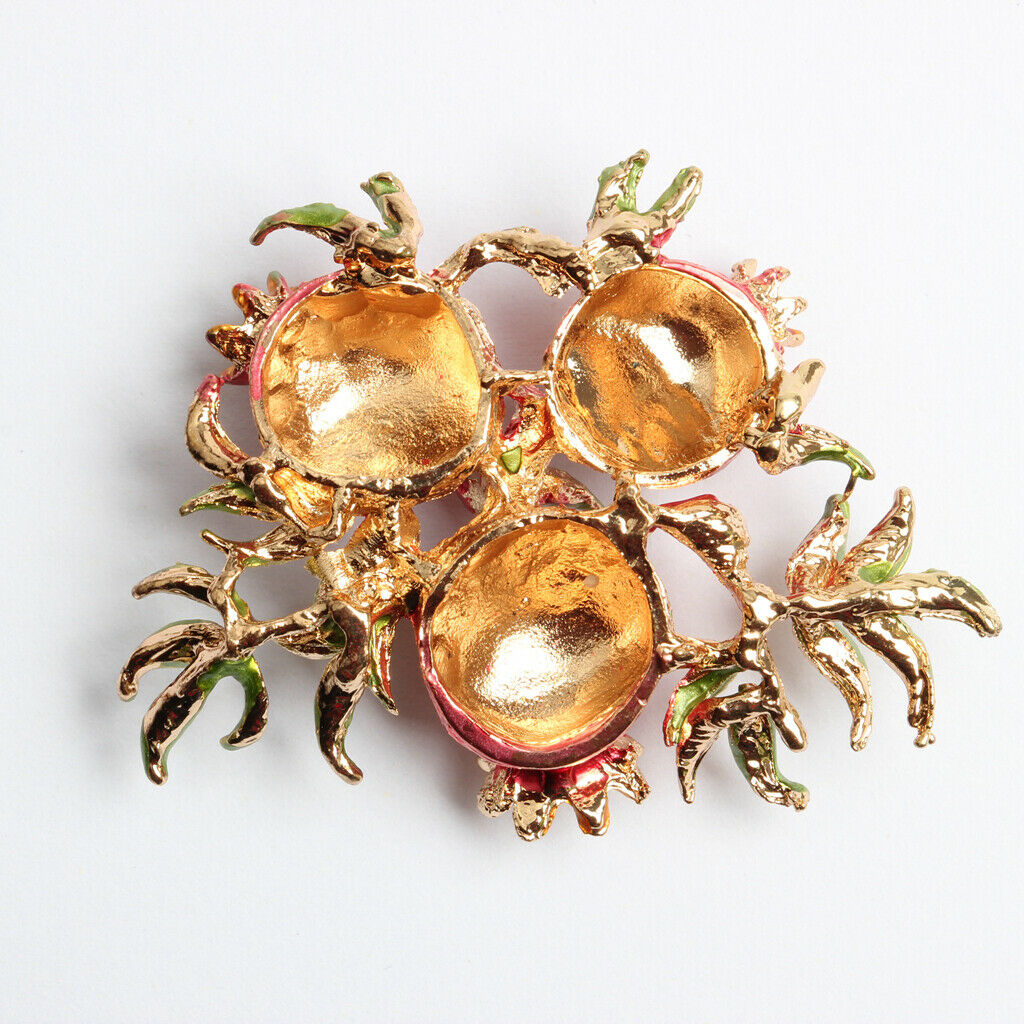 5pcs DIY Wedding Crystal Pomegranate Headpiece DIY Hair Jewelry Accessories