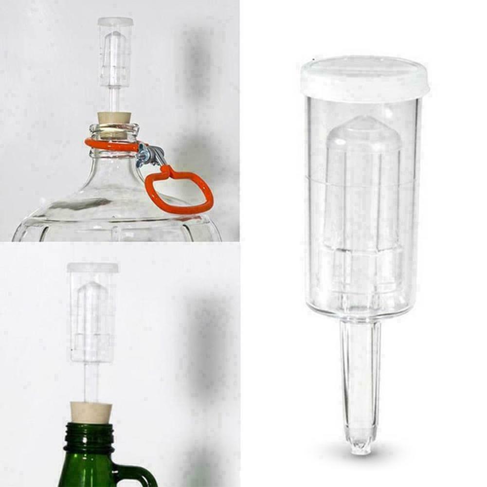 Cylinder Fermentor Airlock w/ Grommet / Air Lock Home Wine Valve AU Brew V4P4