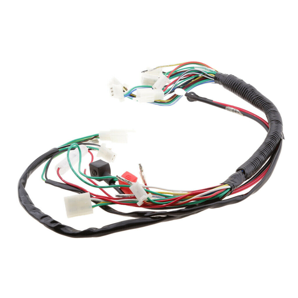 1 piece wiring harness headlight wiring harness and remote control