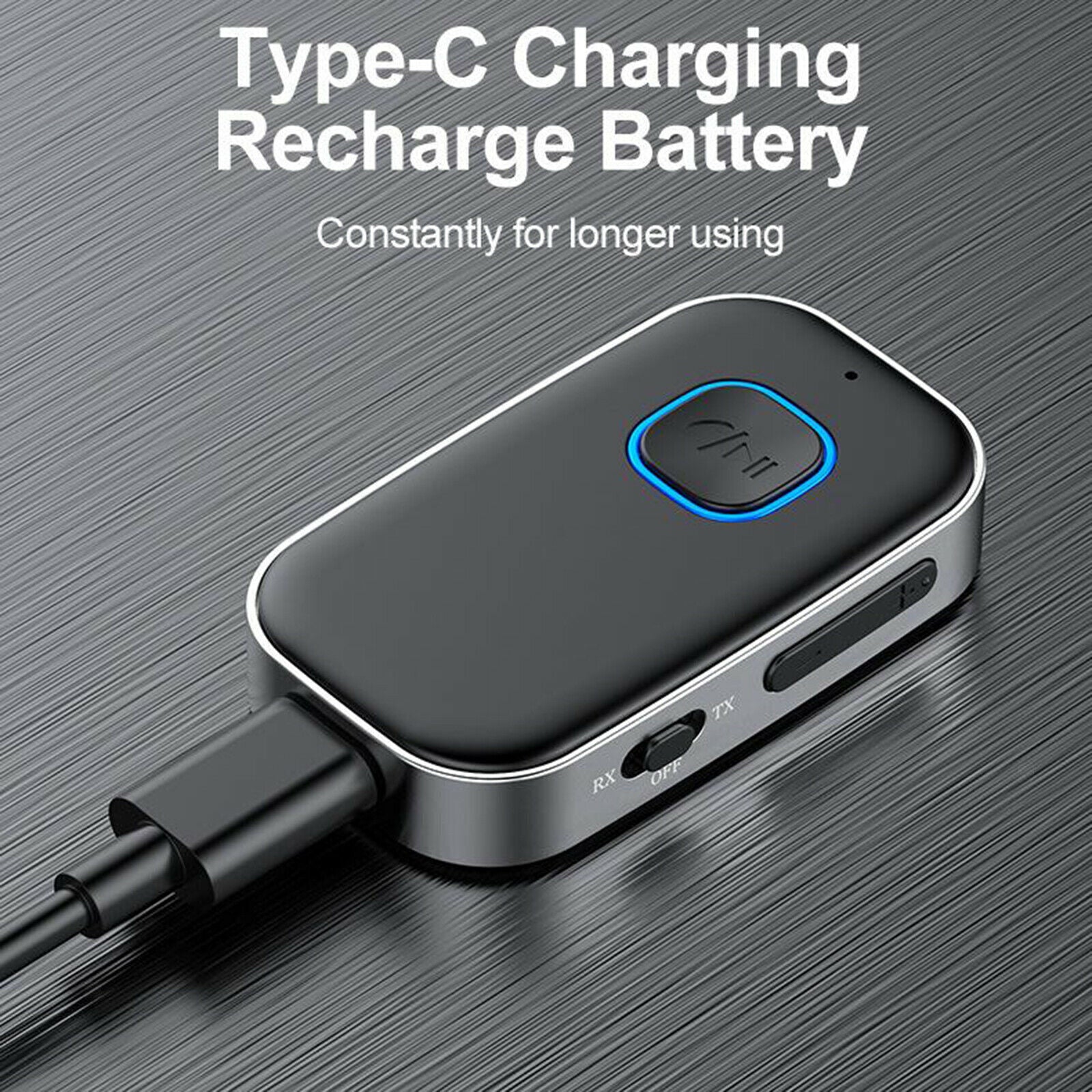 5.0 Bluetooth Receiver Noise Cancelling Dual Link for Home Stereo Headphones