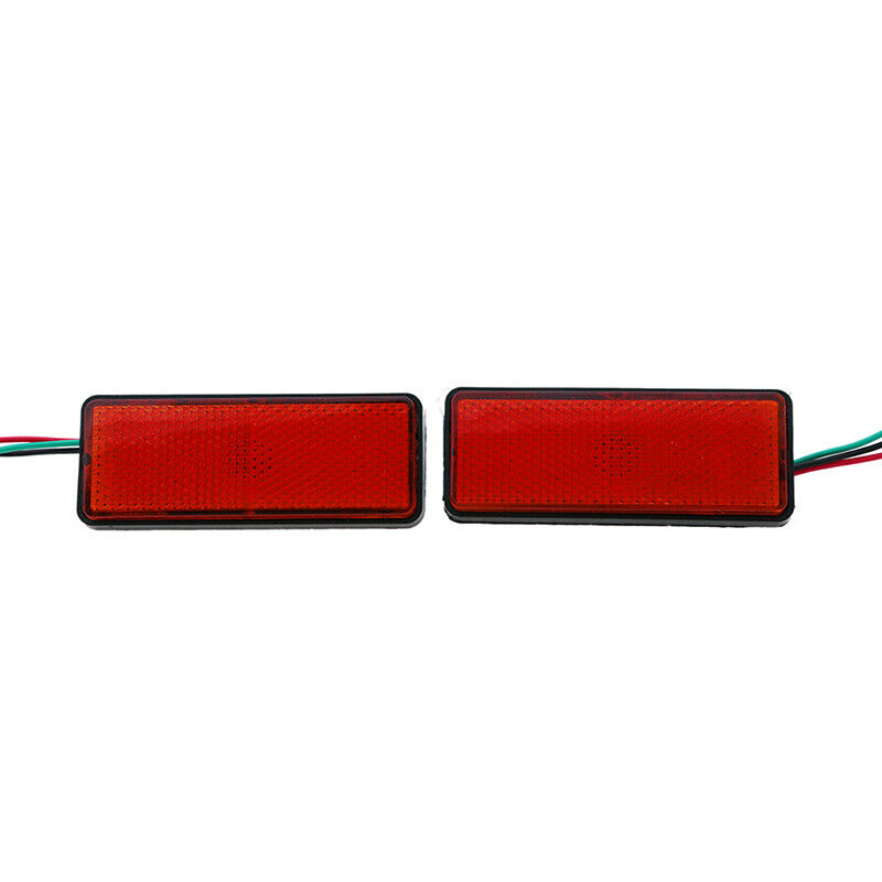 12V LED Blumper Reflectors Insight Taillight Brake Light Motorcycles Dirtbike