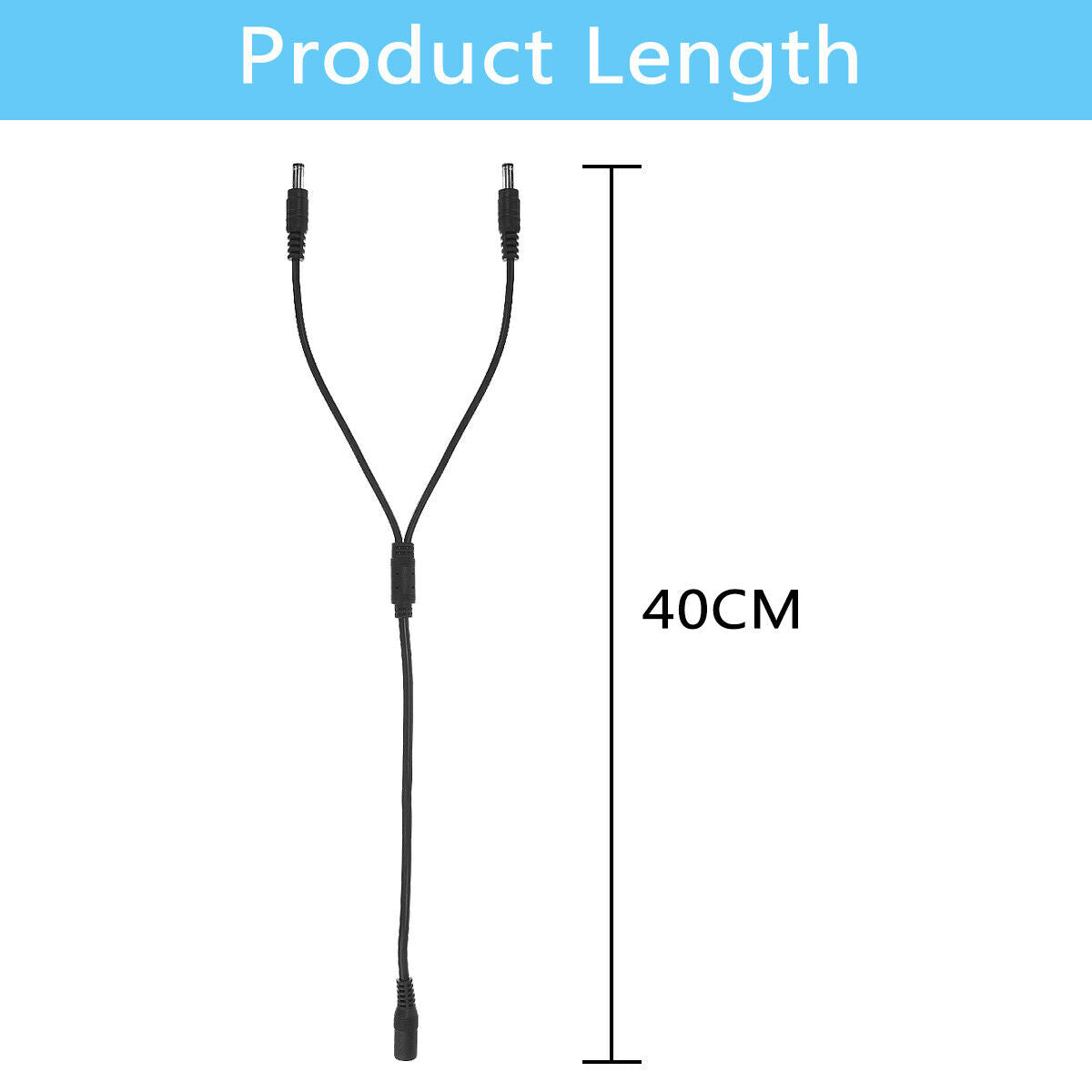 18V DC POWER EXTENSION CABLE 5.5 x 2.1mm for CCTV CAMERA / LED / DVR / PS