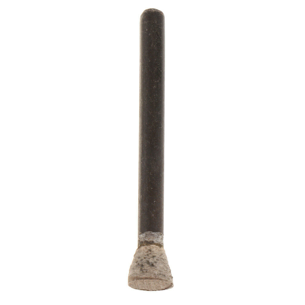 Diamond Grinding Head Short Inverted Conical Carving Tool A: Dia. 0.28inch