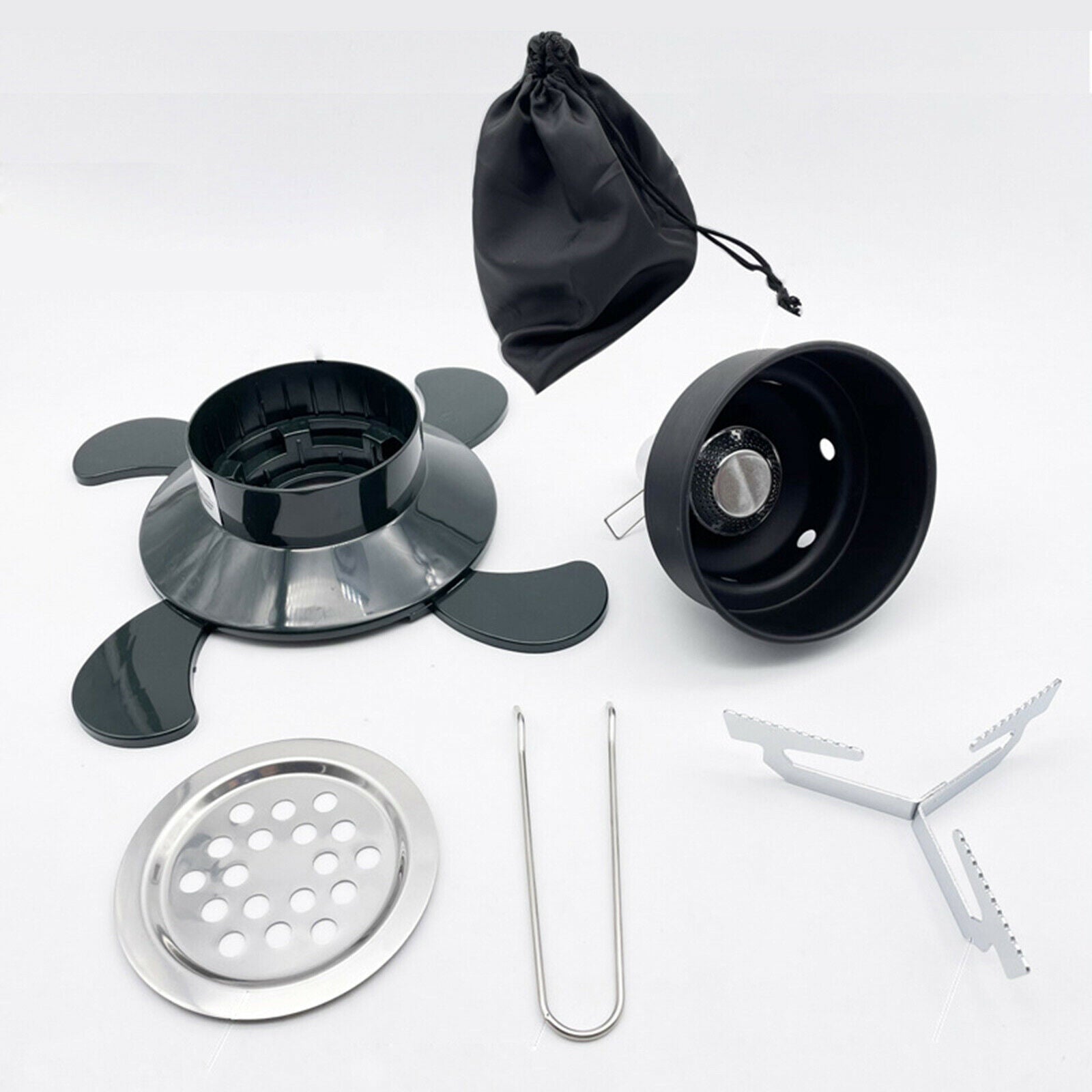 3 in 1 Camping Stove Butane Gas Stove Garage Tent Heater Outdoor Coal Stove