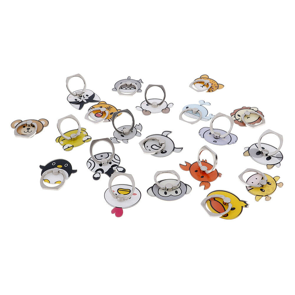 1pcs Universal cartoon animals finger ring mobile phone holder stand jJC.l8