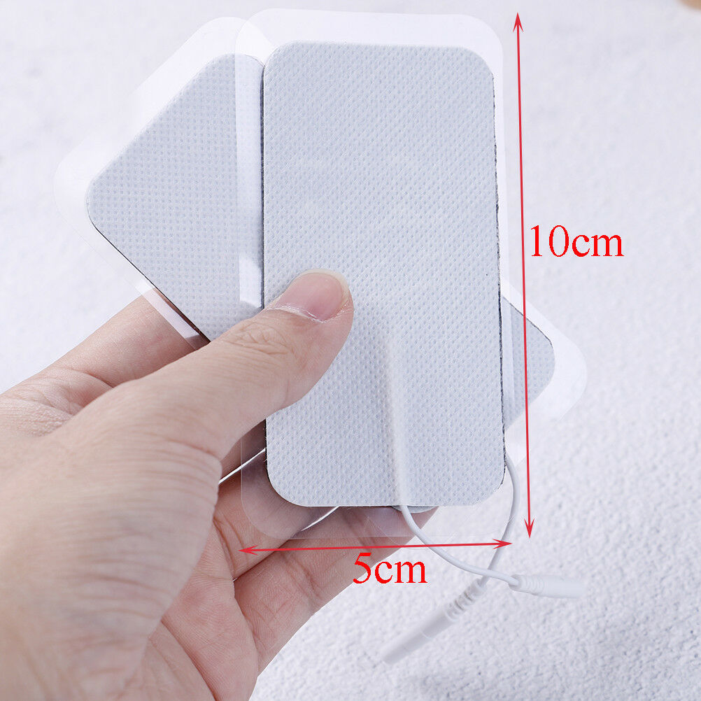 2Pcs electrode patches for massager physiotherapy self adhesive patch 5*10.l8