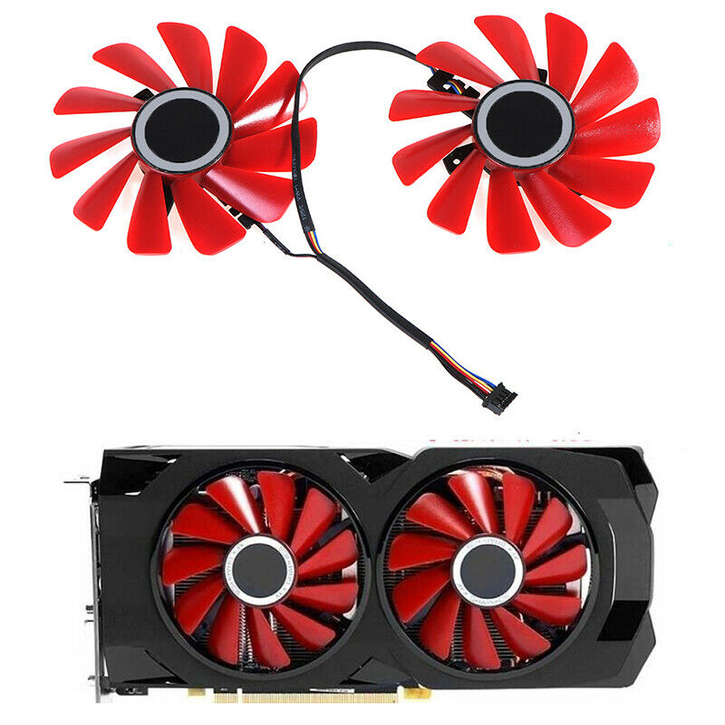 85MM Cooler fan For XFX RX570 RS RX570 RX580 RS Video Graphics CardBDAU