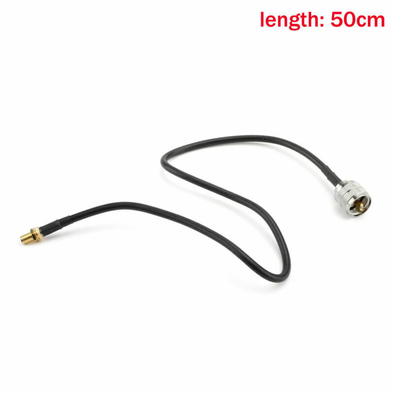 10x PL259 SMA Female to UHF Male RF Straight Pigtail Jumper RG58 Coax  50cm B5