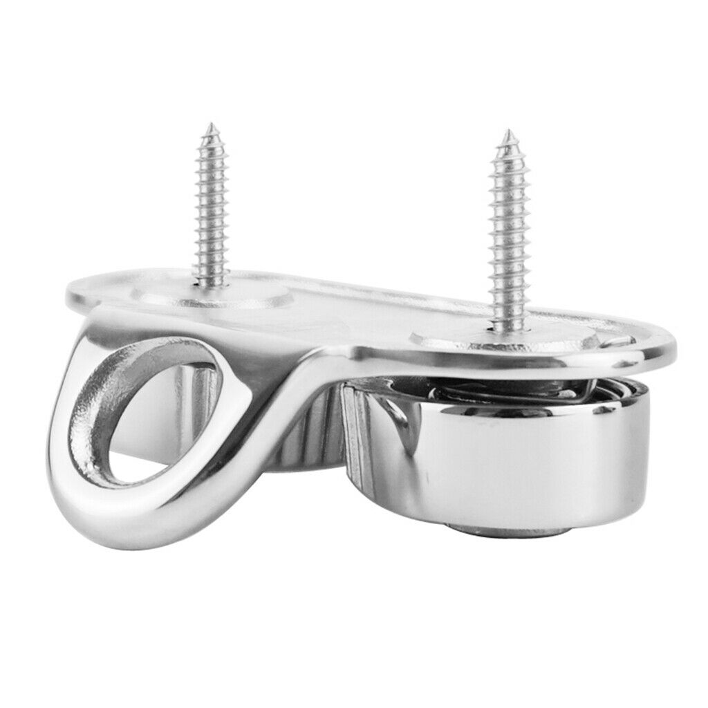 Durable 316Ss Sailboat Cam Cleat w/ Leading Ring Cleat for 3-15mm Line Rope