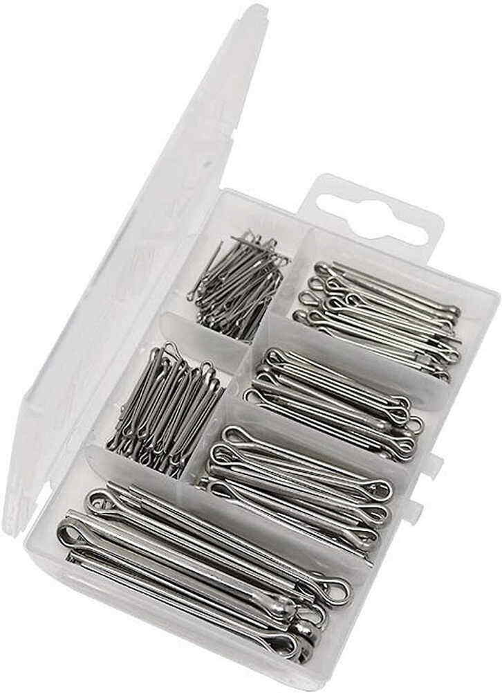 230Pcs 304 Stainless Steel Cotter U-Shaped Fixing Pin Assortment Set Value Kit