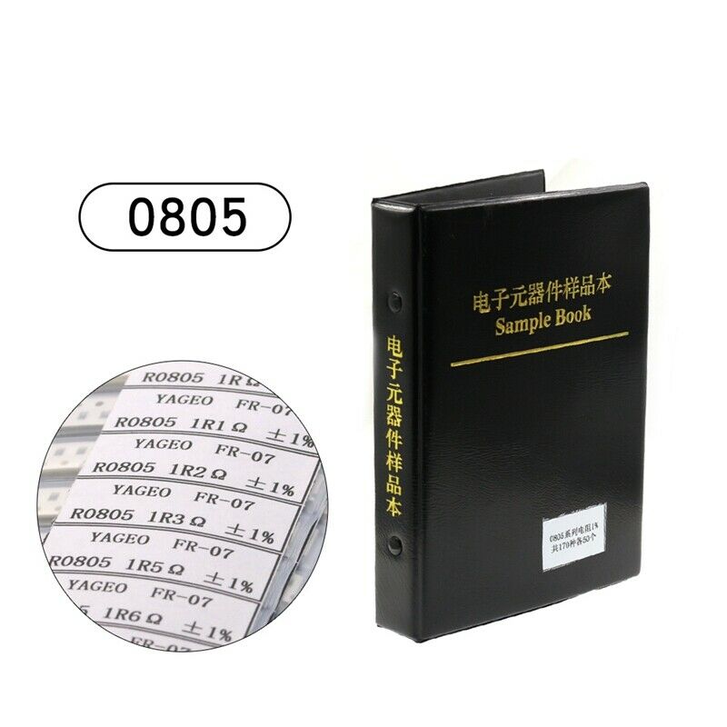 4250 PCS RC0603 FR-07 0603 1% SMD Resistor Sample Book 0R-10M Tolerance 170 VaI6