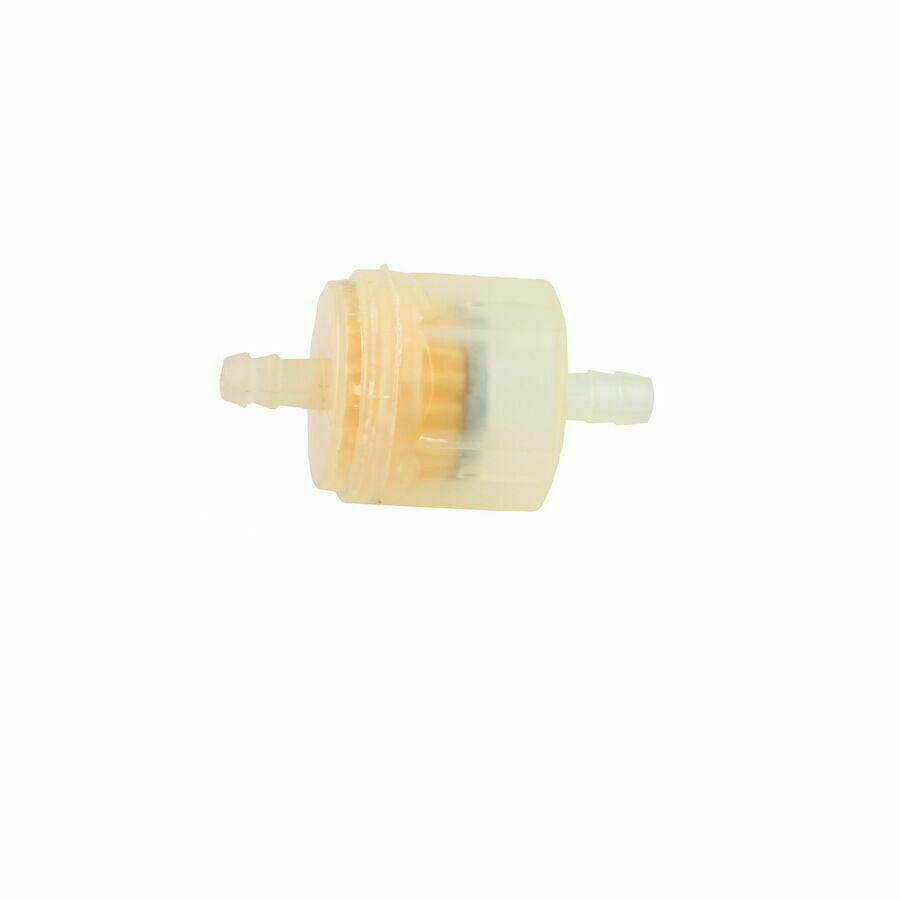 Motorcycle Gasoline Filter Clear Inline Gas Fuel For 1/4'' 6mm Universal Plastic