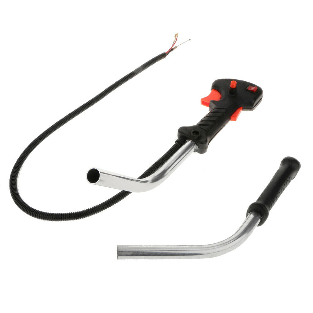 45cm Plastic Brush Cutter Handle Switch Throttle Control Tools with Cable