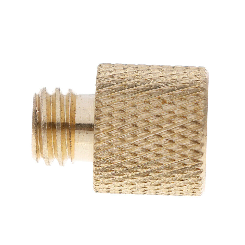 1/4" Female to 3/8" Male tripod thread reducer adapter brass copper for c.l8
