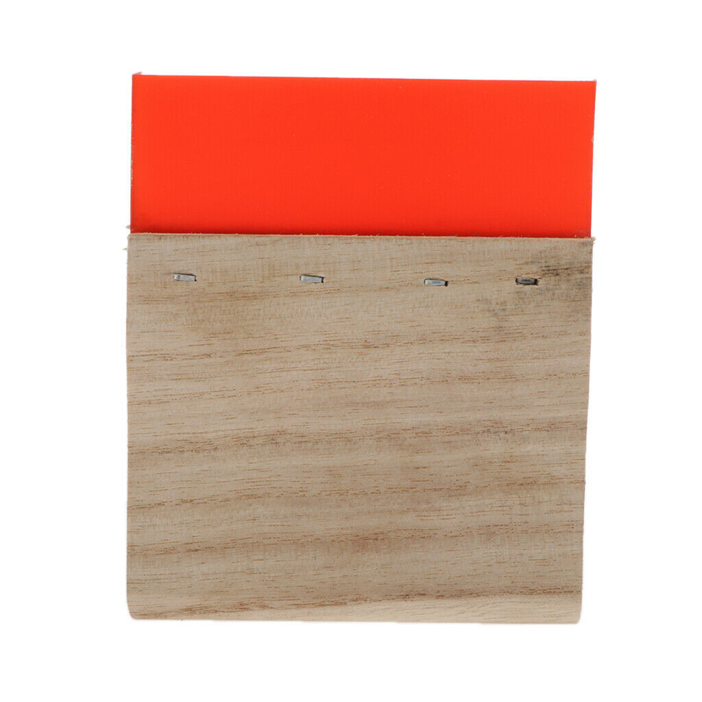 Set of 1 Screen Printing Squeegee Wearproof Silk Wooden Handle Ink Scraper