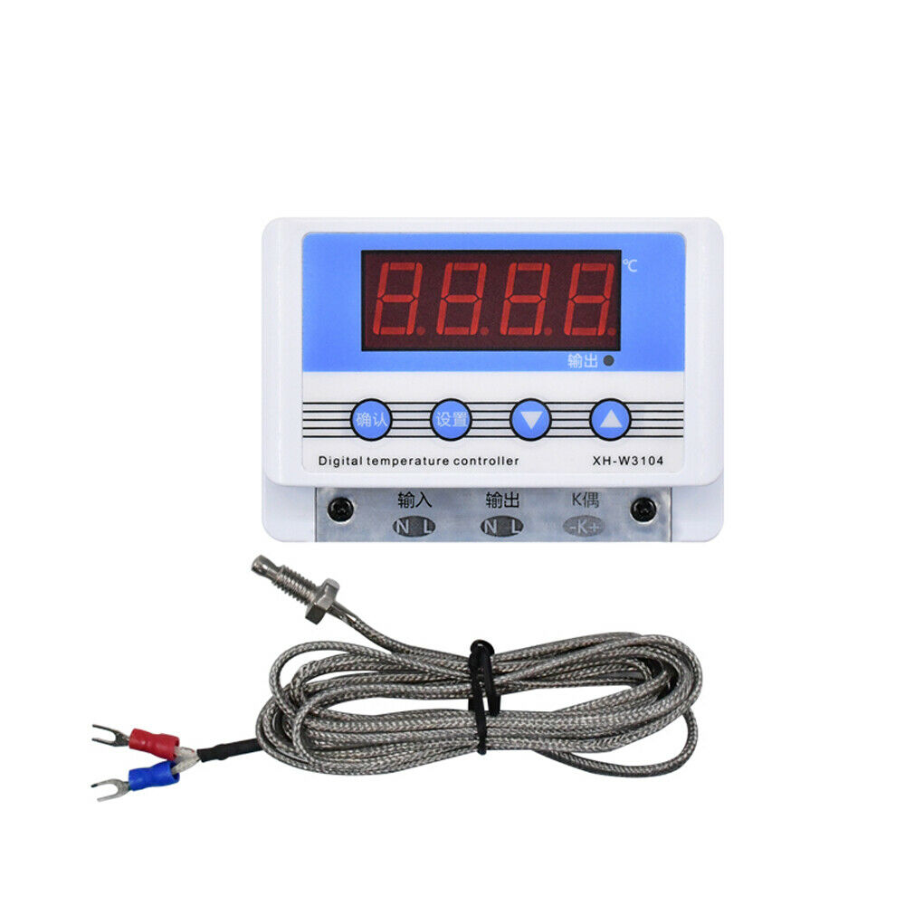 AC220V Digital Thermostat Thermocouple High Temperature Industrial Temperature
