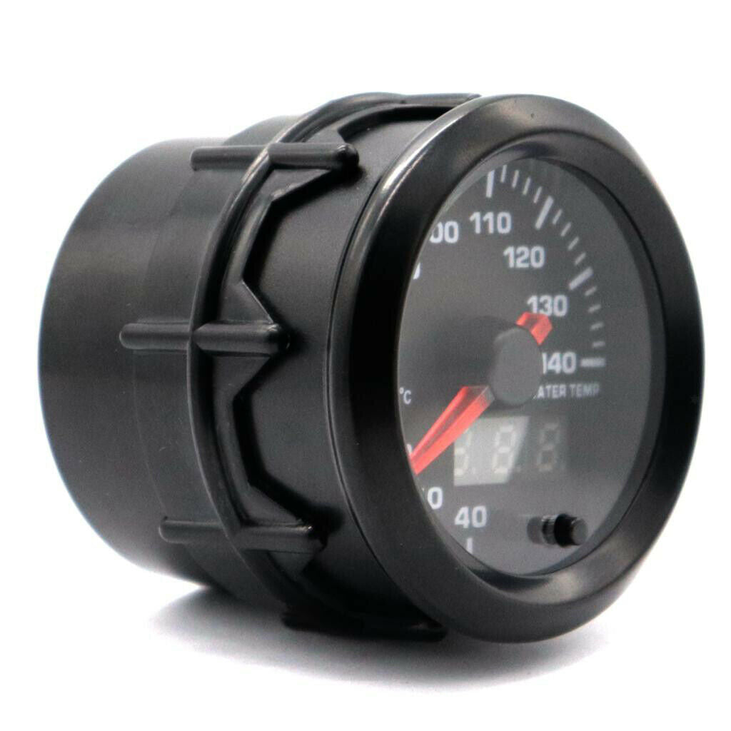 Digital Table Oil Temperature Display LED Backlit Auto Meter With