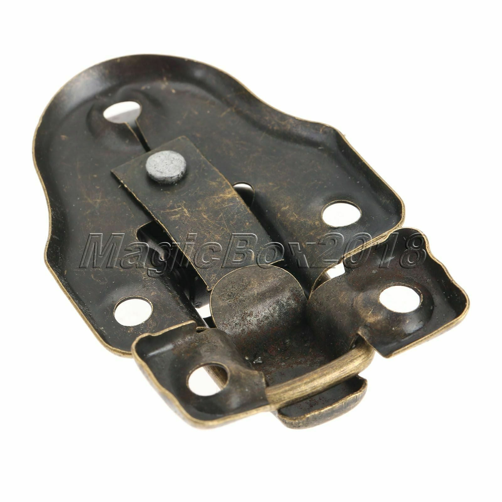 4pcs Retro Latch Catch Jewellery Box Gift Case Wardrobe Hasp Pad Chest Lock Hook