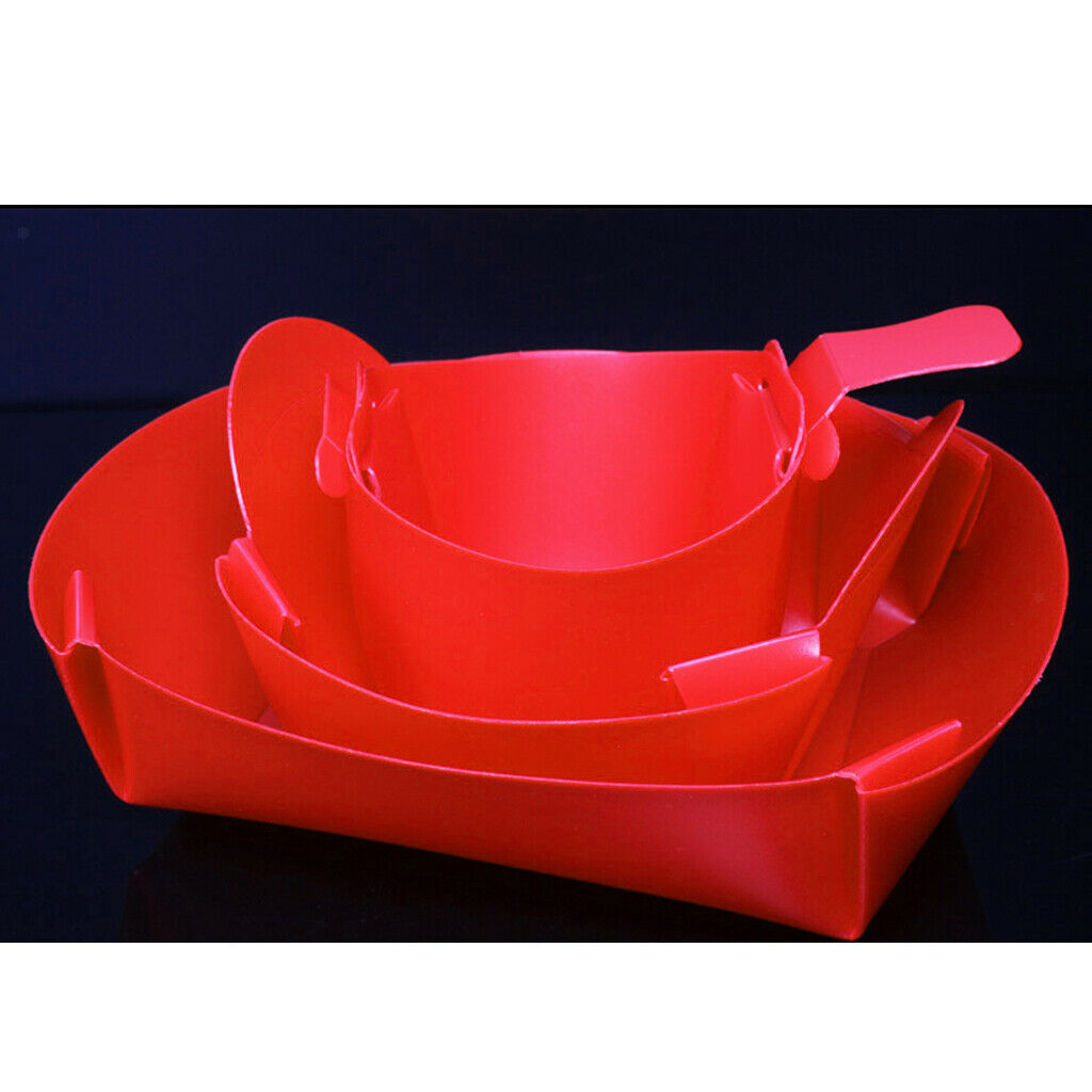 2X Folding Tableware Bowl Plates Cup Board Board for