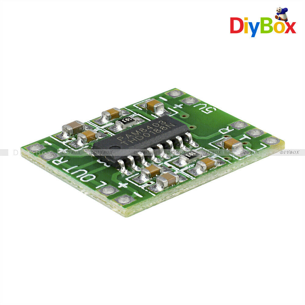10PC Mini PAM8403 Audio Module 5V Digital Amplifier Board Class D 2*3W USB Power
