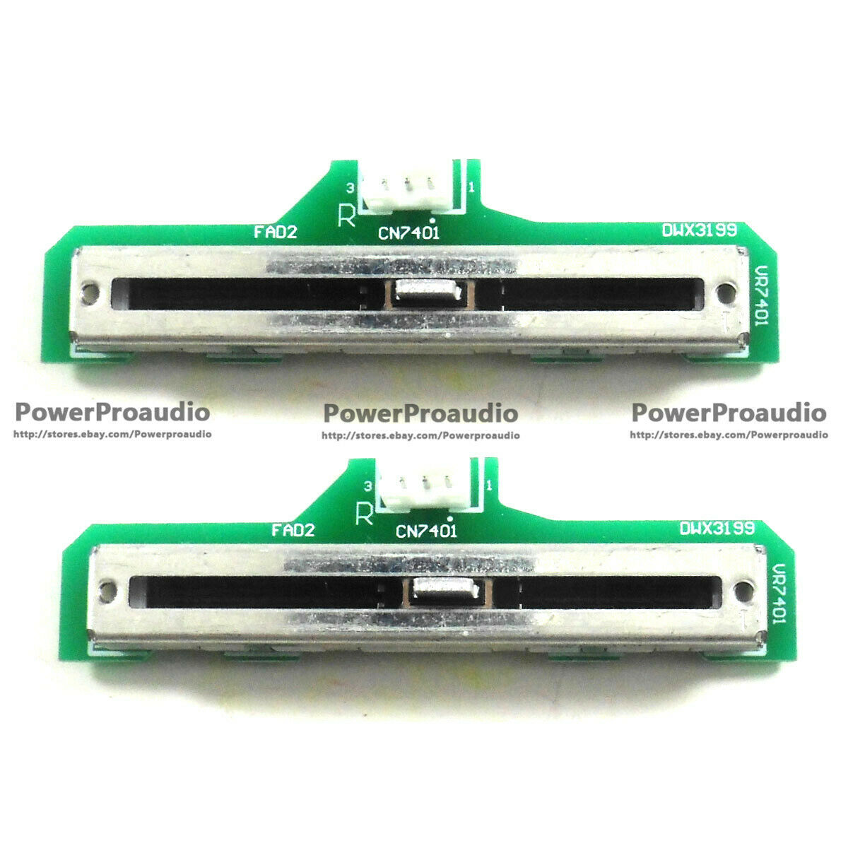2pcs Fader DWX3199 Fit For PIONEER DJM900 DJM900NXS Assembly with PCB