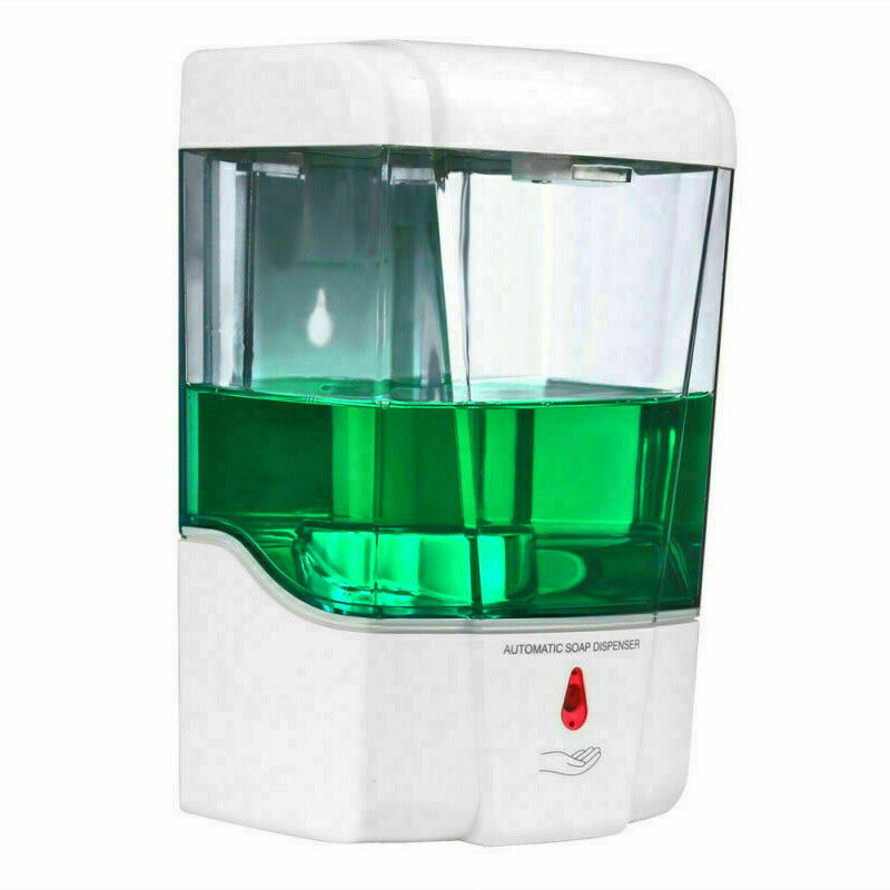 700ML Wall-Mounted Automatic Touchless IR Public Hand Soap Shampoo Dispenser