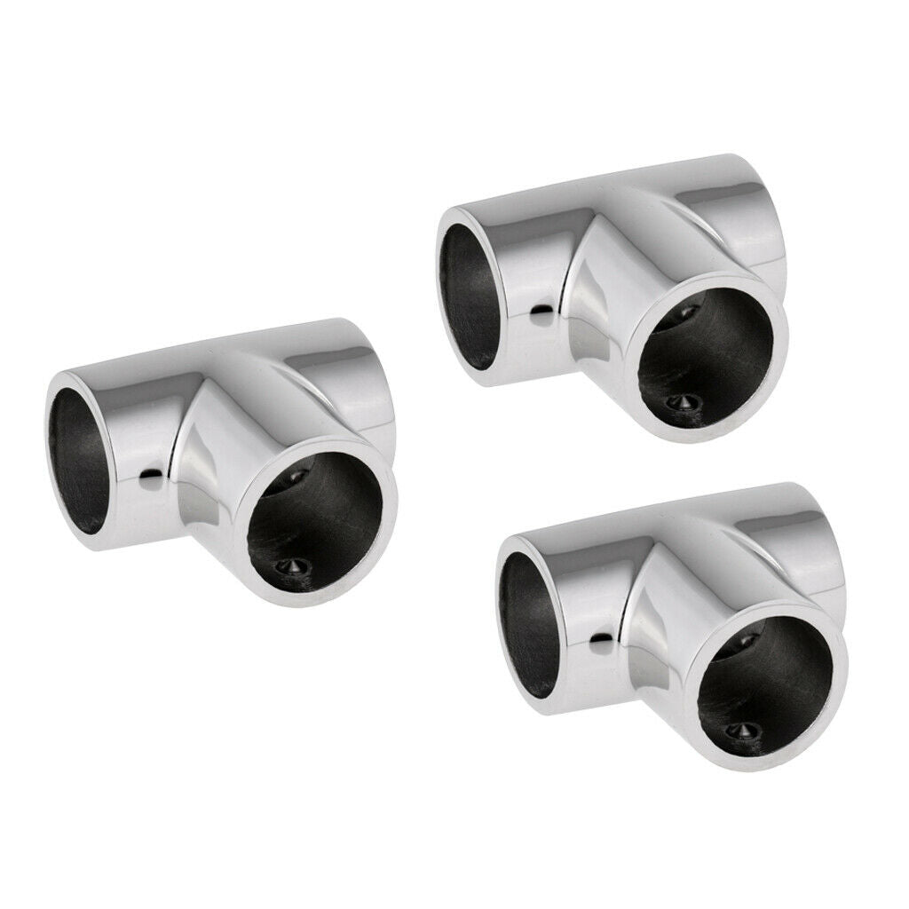 3pcs Boat Hand Rail 25mm T Stu Marine Stainless Steel Hardware Fittings