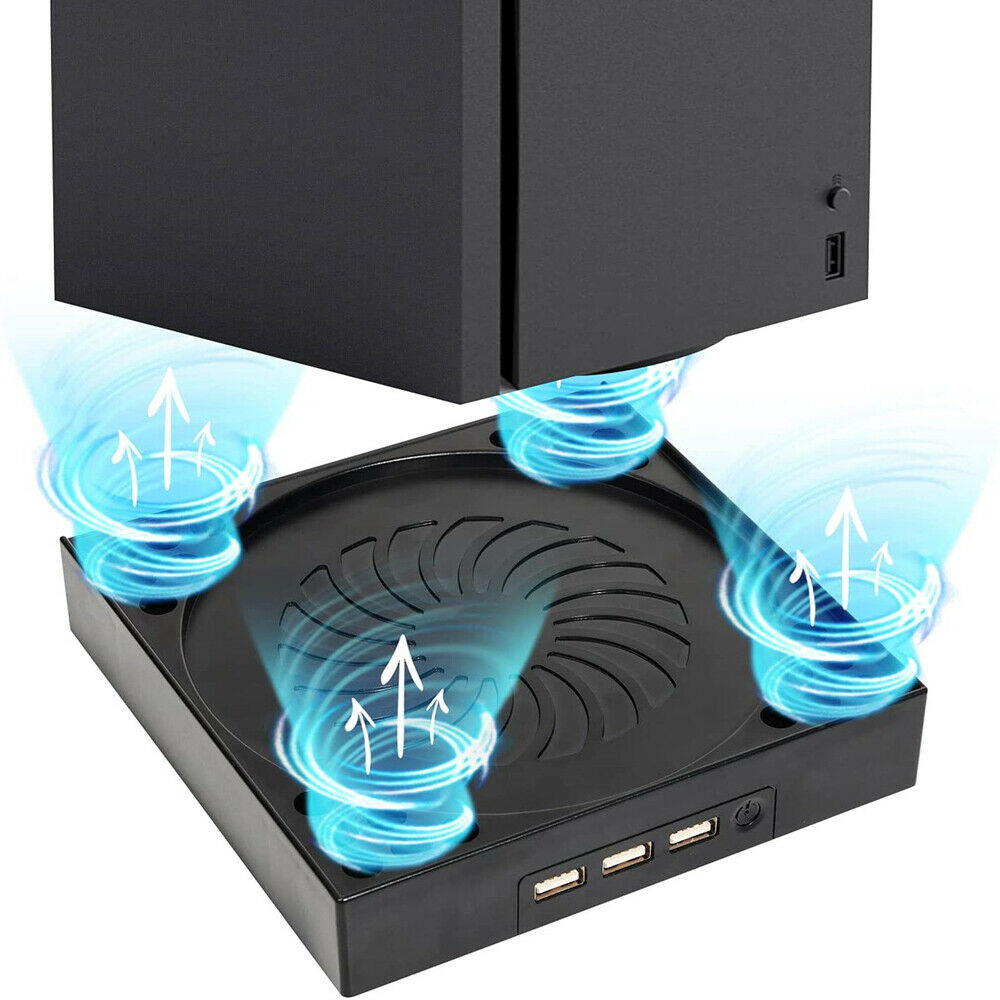 For Xbox Series X3 Speed Adjustable Game Console Cooling Fan Holder Dock Base