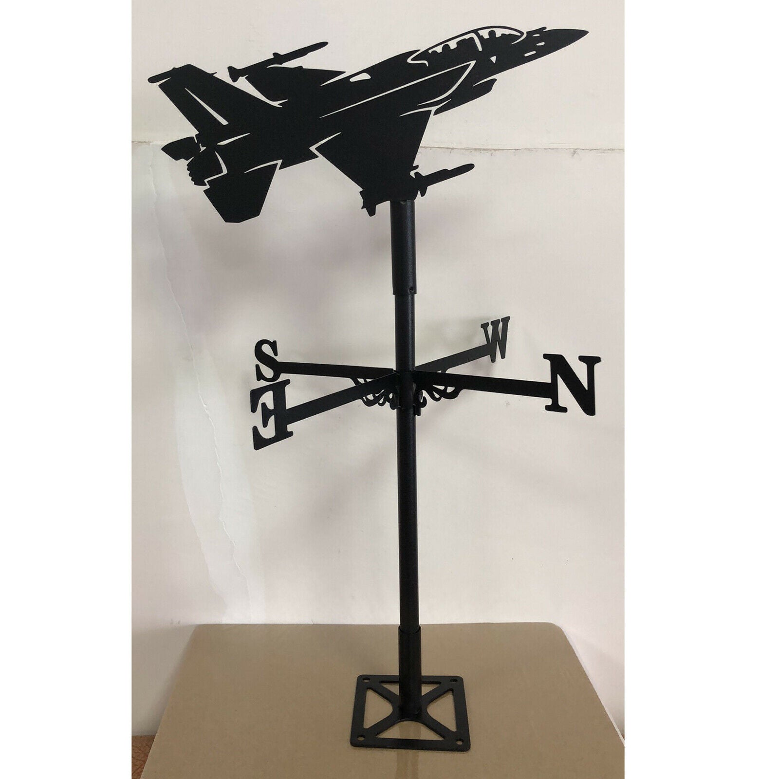 Metal Weathervane Weather Vane Outdoor Yard Farm Barn Scene Roof Mounted