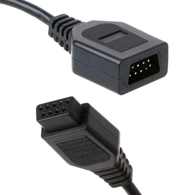 9-Pin Extension Cable Cord 1.8m For Sega Genesis 2 Controller Game Handle Grip