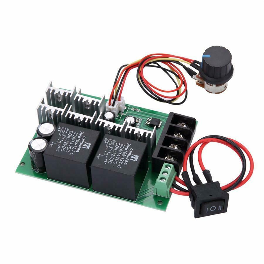 60A PWM Motor Speed Controller CW CCW Reversible Switch DC 12 - 48V High Quality