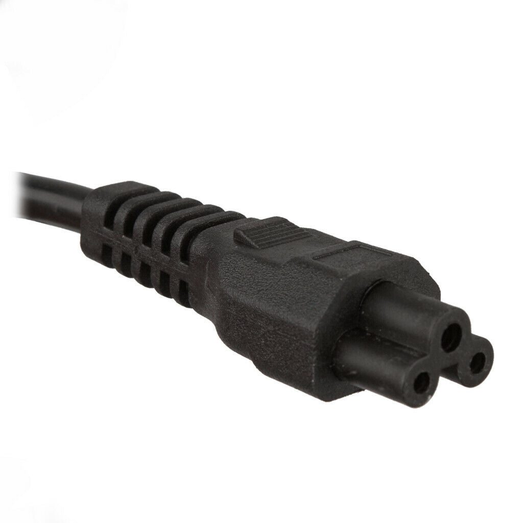 UK Mains for Dell Laptops Power Cable 1.5m CloverLeaf Adapter 3 Pin