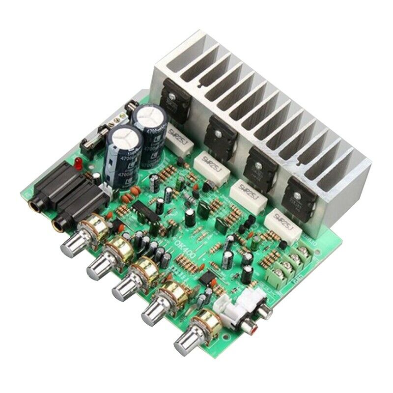 Audio Amplifier Board HIFI Digital Reverb Power Amplifier 250W+250W Audio PreaU3