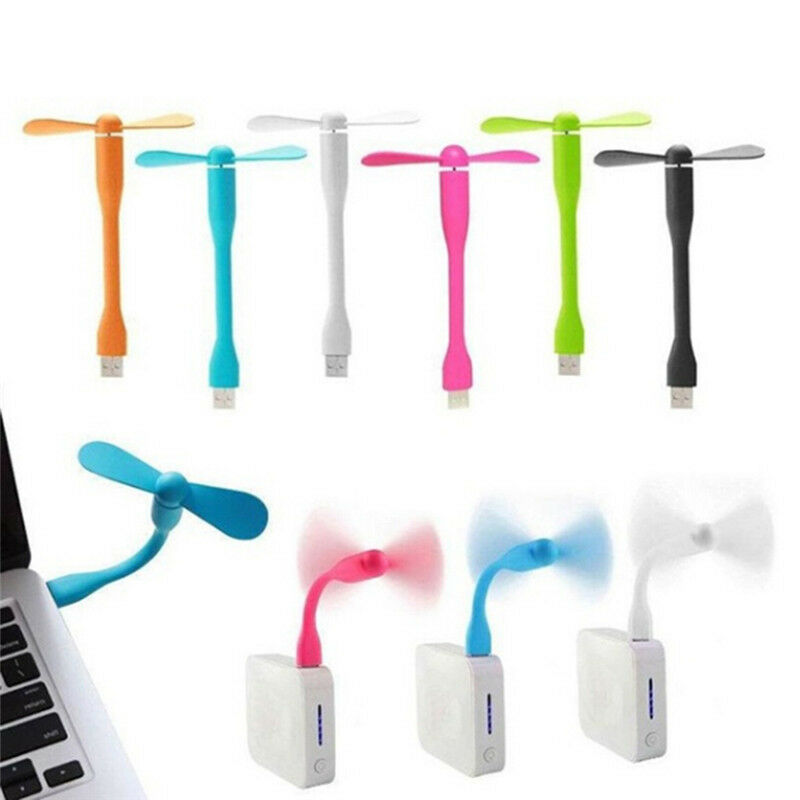 Travel Mini USB Cooling Fan Gadget Charge For All Power Supply USB Output.l8