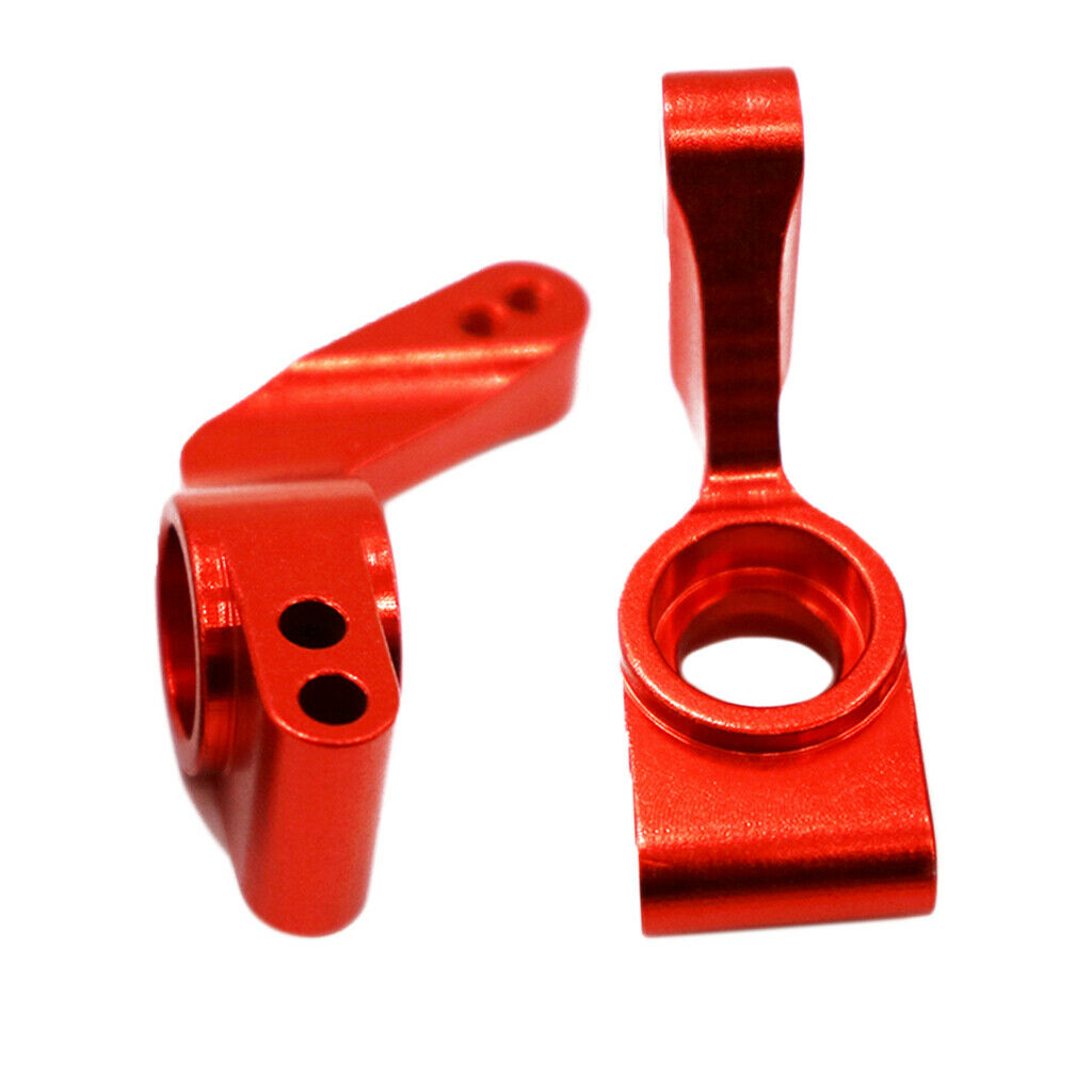 2WD Rear Hub Carrier Rear Arm Wheel Hub Carrier for 1/10 RC Car Red