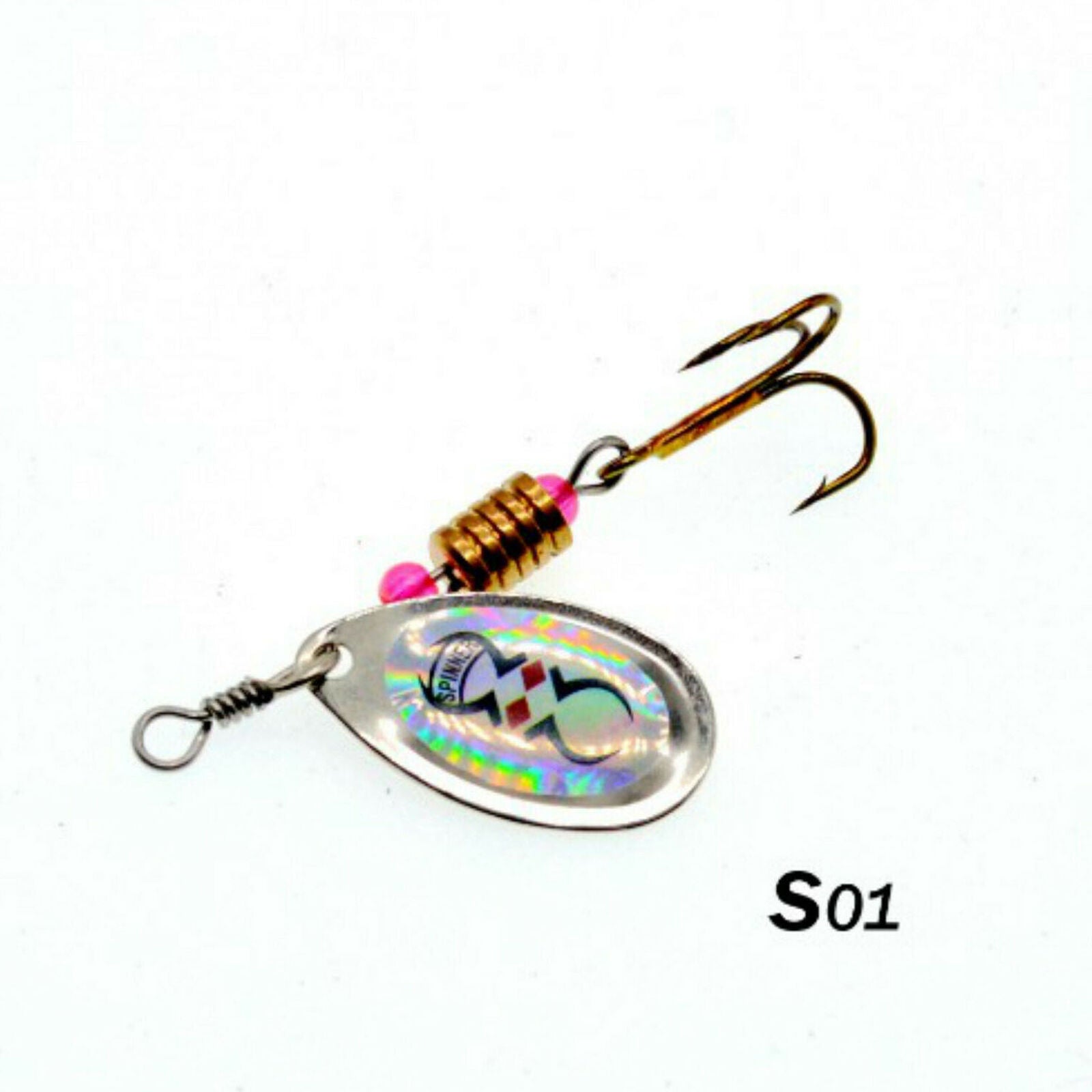 10x Fishing Lures Metal Spinner Lures Bass Tackle Crankbait Trout Spoon