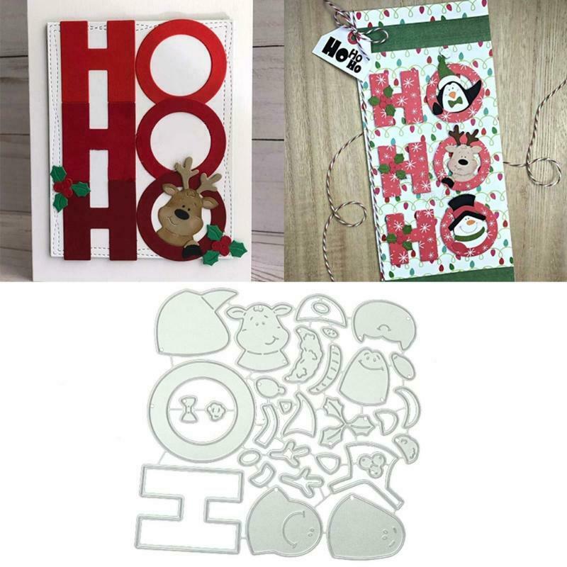 Deer Penguin Metal Cutting Dies Scrapbooking Stencils DIY Paper Card Decor