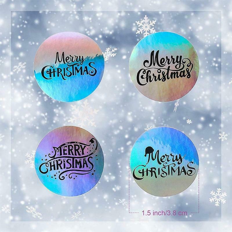 Merry Christmas Stickers Christmas Day Decoration Gift Series Packaging Seals