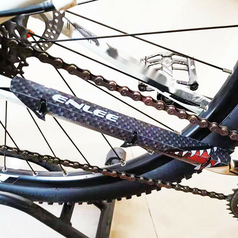 Road Bike Bicycle Cycle Frame Chain Guard Protector Plastic Chainst.l8