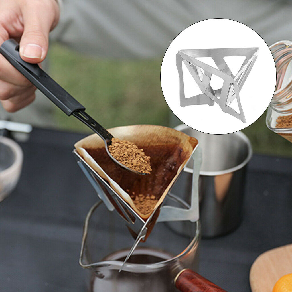 Foldable Coffee Drip Rack Hiking Coffee Dripper Filter Support Stand Bracket