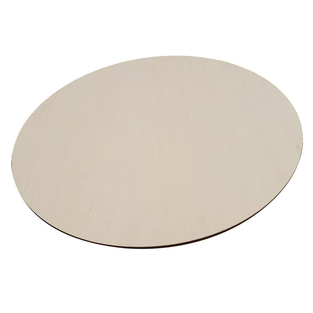 3pcs Blank Wooden Discs Wood Slices Round Plaque Tags Embellishment DIY Craft