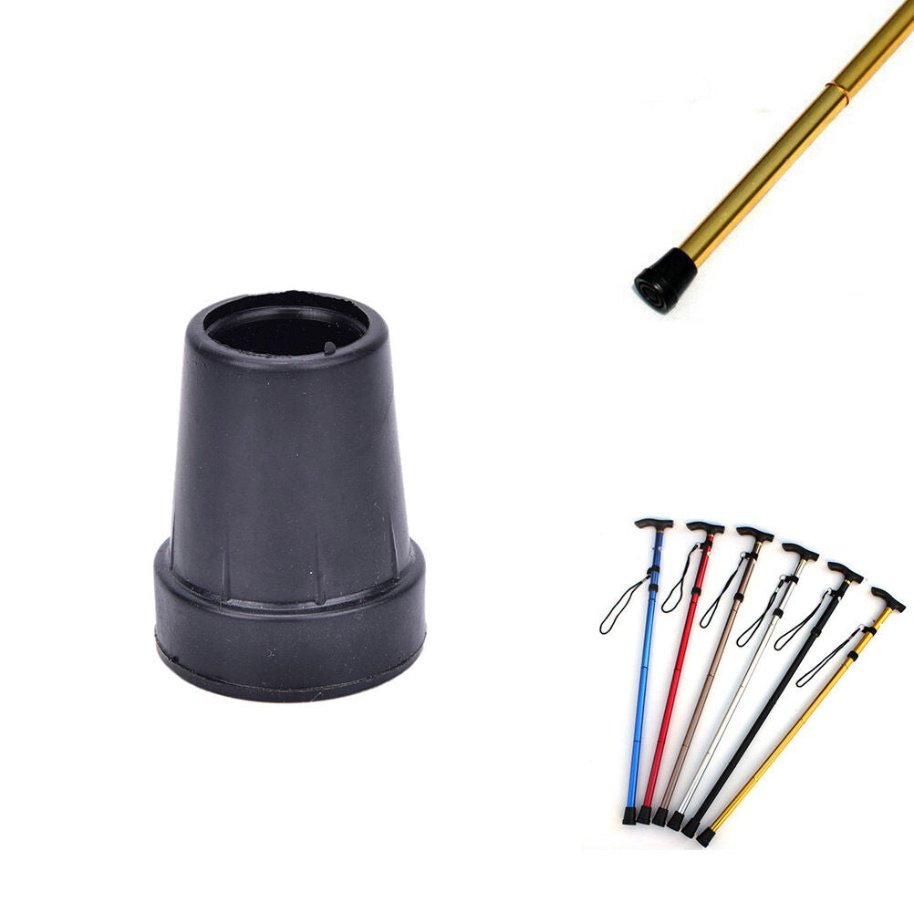 19mm Walking Stick Cane Crutch Pad Rubber Heavy DutyBDerrule End Bott.l8